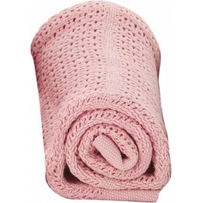 Baby Dan Háčkovaná deka Dusty Rose