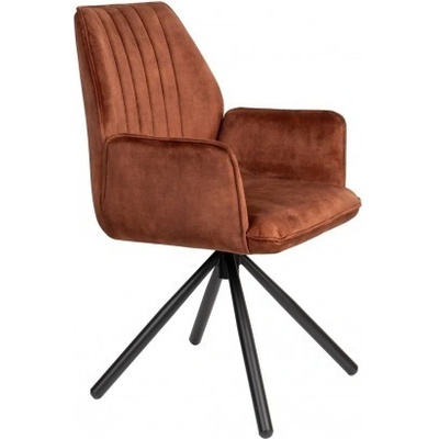 White Label Living Jamie samet hnědorezavé 1200248