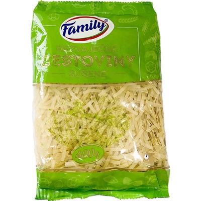 Family bezvaječné cestoviny rezance 400 g