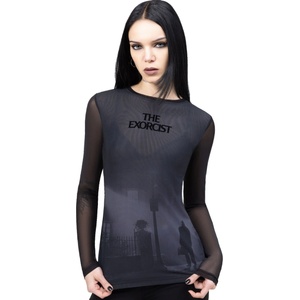 KILLSTAR Дамска тениска с дълъг ръкав KILLSTAR x THE EXORCIST - The Exorcist - Black - KSRA012746