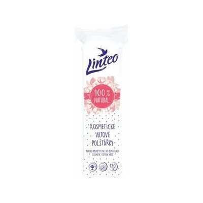 Linteo Satin Care & Comfort kozmetické tampony 120 ks