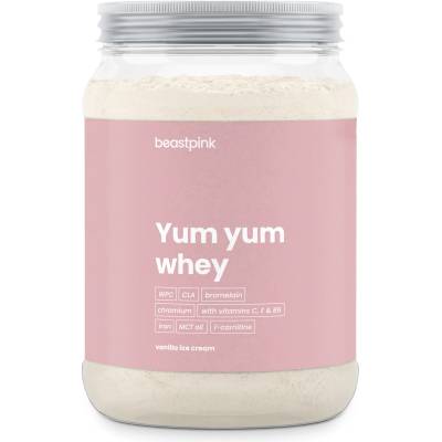 GymBeam BeastPink Yum Yum Whey 500 g ванилов сладолед