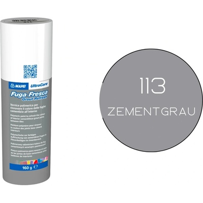 Mapei FUGA FRESCA Farebný náter s obsahom polymérov na obnovu cementových škár Cementovo šedá, 160 g