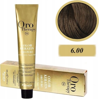 Fanola Oro Therapy 24K Color Keratin 6.00 Intense Dark Blonde 100 ml