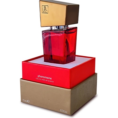 HOT Shiatsu red feromonový parfém pro ženy 15 ml