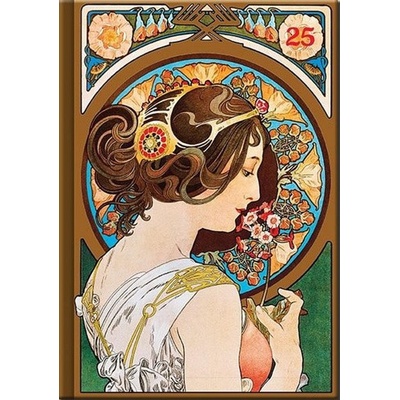 Art Mucha A5 Denní 2025