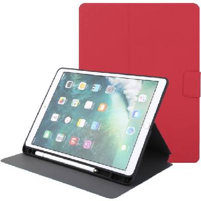 Калъф от PU кожа със стойка и място за Apple Pencil за iPad 10, 2" (2019-2021) / Air 3 (2019) / Pro 10, 5" - червено (49703)