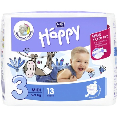 Bella Happy Midi 5-9 kg 13 ks