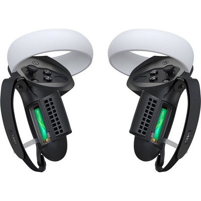 Kiwi Design Controller Grip with Battery Door Q1 PRO-2.2 Meta Quest 2 Black