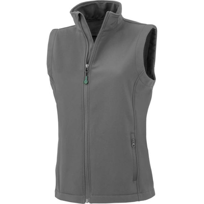 Result R 902F ЗА ПЕЧАТ / Дамски двуслоен софтшел жилет - Workguard сив XS (30902Fr7900)