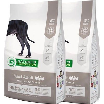 Natures Protection dog Adult Large breed poultry 2 x 12 kg