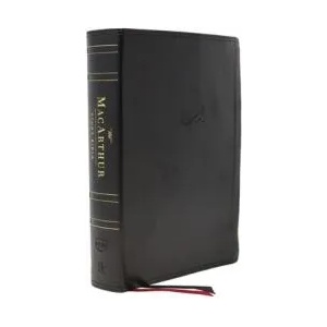 Nkjv, MacArthur Study Bible, 2nd Edition, Leathersoft, Black, Indexed, Comfort Print: Unleashing God's Truth One Verse at a Time (ISBN: 9780785223320)