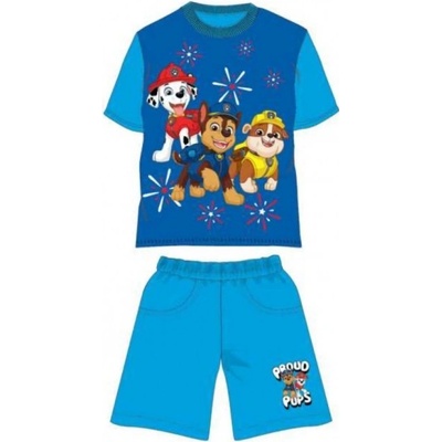SpinMaster Plážová súprava Tlapková patrola -Paw Patrol 100% bavlna krátky rukáv, pohodlné kraťasy s vreckami