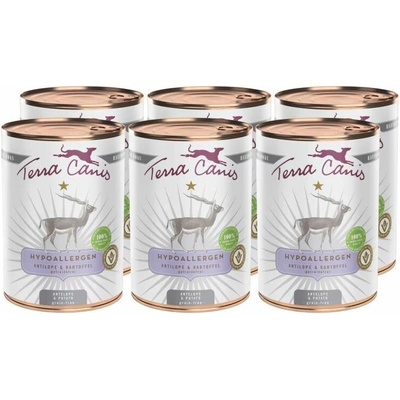 Terra Canis Hypoallergenic Antelope & potato 6 x 400 g