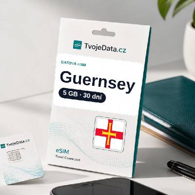 eSIM Guernsey 5 GB / 29 dní