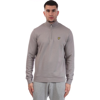 Lyle & Scott Блуза Lyle and Scott Loopback Quarter Zip Sweatshirt - Grey
