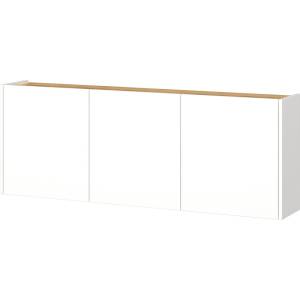 Germania Бяло висящо шкафче от декор от дъб 138x52x25 cm Libbiano - Germania (1345-513)