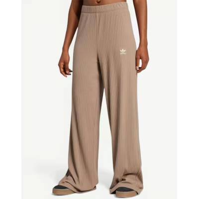 Adidas Essentials Wide Rib Pants Brown