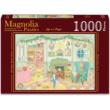 Magnolia Пъзел Magnolia от 1000 части - Коледната къща на мишките (3487)