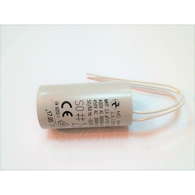 WILO kondenzátor oběhového čerpadla 2,6μF 400V, 25x48 - 502796998 – Zboží Mobilmania