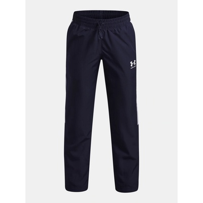Under Armour Chlapčenské športové nohavice UA B Rival Wvn Pant Modrá