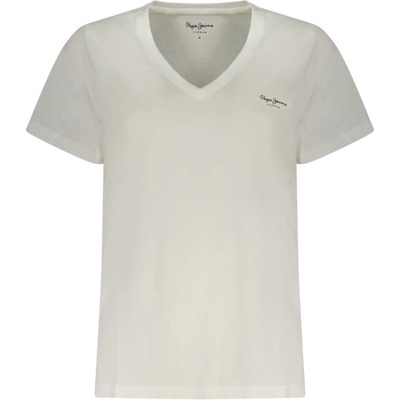 PEPE JEANS Дамска тениска с къс ръкав pepe jeans, Размер xl, Цвят Бяло (pl5000123maevneck_bi800)