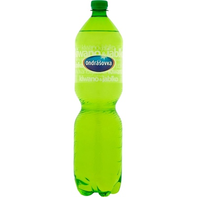 Ondrášovka jemně perlivá minerálka s příchutí kiwano a jablko 1,5 l