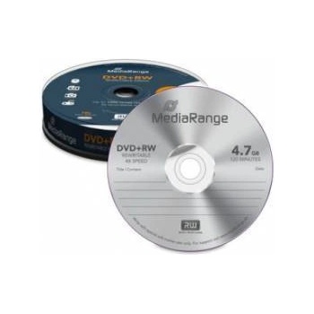 MediaRange дискове DVD+RW 4.7GB 4x, 10 бр (MR451)