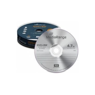 MediaRange дискове DVD+RW 4.7GB 4x, 10 бр (MR451)