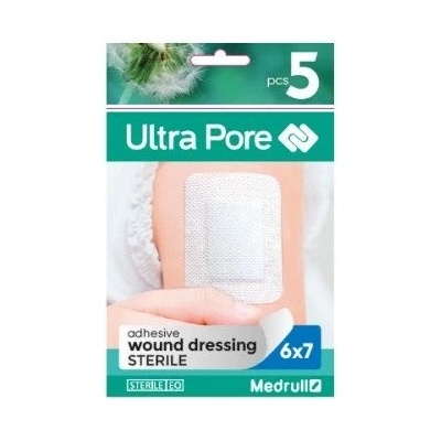 MEDRULL samolepicí sterilní 6 x 7 cm 5 ks