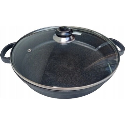 Rossner Grilovací pánev KULATÁ 25 cm litinová