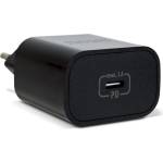Delight USB Type-C PD20W Бързо зарядно устройство Черно 55040BK (55040BK)
