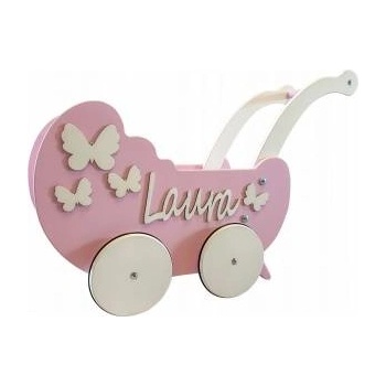 Mádara Doll trolley mint in white dots 533936 Adar