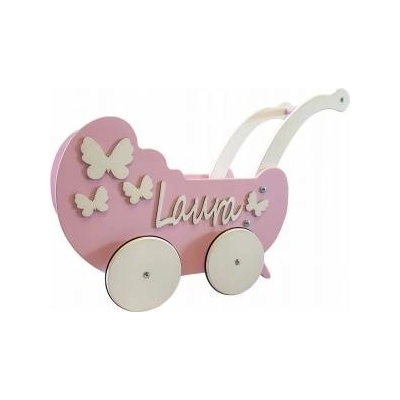 Mádara Doll trolley mint in white dots 533936 Adar