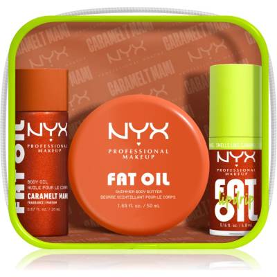 NYX Professional Makeup Fat Oil Body комплект за тяло с аромат Caramelt Mami 3 бр