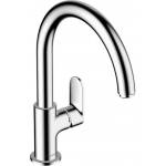Hansgrohe Кухненски смесител Hansgrohe Vernis Blend M35 210 с едноръкохватков механизъм и 1 струя (71870000)