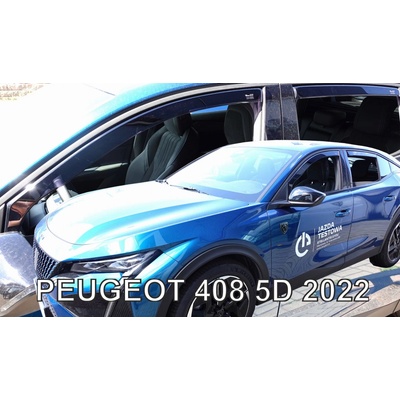 Deflektory Heko Peugeot 408 2022 predné + zadné