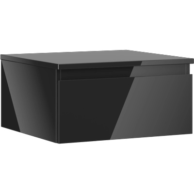 Mexen Orio шкаф за баня под мивка 50 см с плот, 1 чекмедже, черен гланц - 91A10-05023-1-BFC70 (91A10-05023-1-BFC70)