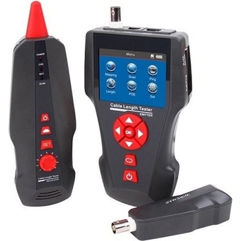 XtendLan Tester STP+PSTN+coax+USB, LCD displej, měření délky vedení, test PoE a PING, sonda, LANTESTLCD80-SPP