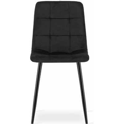 Bestent Трапезен стол кадифе Black Luxury (3688_4-CUBE/KARA)