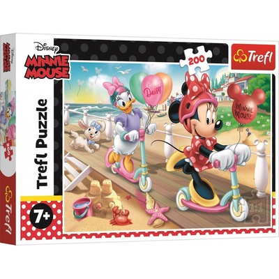 Trefl Minnie Mouse Na pláži 200 dielov