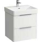 Laufen Base - Шкаф за мивка, 52x52x44 см, 2 чекмеджета, бял мат H4021721102601 (H4021721102601)