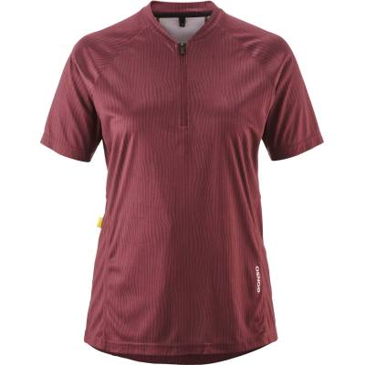 Gonso Дамска фланелка с къс ръкав за колоездене Gonso Women's Adventure Jersey Soft Touch Cycling jersey - Cherokee Brick - размер 44 (EU) (156-2645-0116)