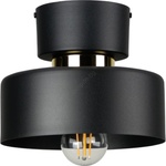 Keter Lighting Таванно осветително тяло IGNIA 1xE27/60W/230V черно/златно (KE0201)