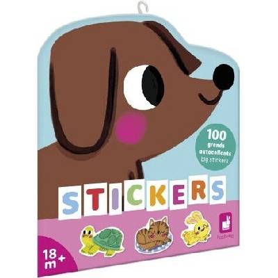 Janod Stickers samolepky domácí zvířata 100 ks