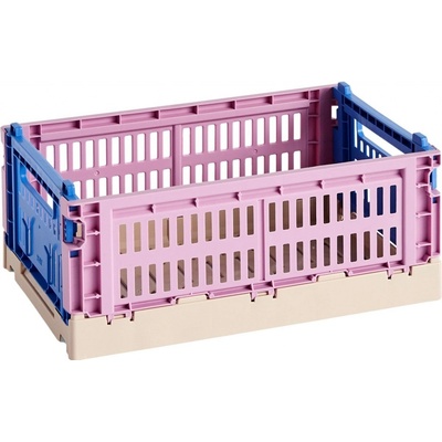 HAY Úložný box Colour Crate Mix S Dusty Rose
