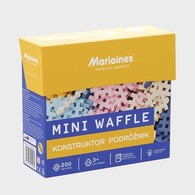 Marioinex Мини вафлен конструктор от 200 части `Пътешественик` (904 282)