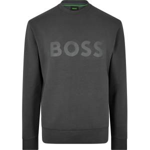 HUGO BOSS Блуза Boss Men's Salbo Stretch Cotton Logo Sweatshirt Signature Branding - Dark Grey 027