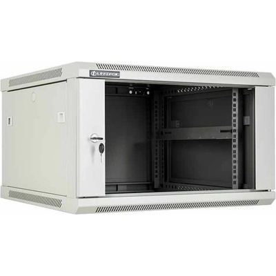 Linkbasic Стенен шкаф 12U, 600x600mm, Стъклена врата (WCB12-66-BAB-C)