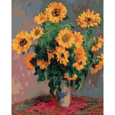 Zuty Malování podle čísel SLUNEČNICE CLAUDE MONET